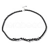 Chip Synthetic Non-magnetic Hematite Beaded Necklaces NJEW-Q341-02-1