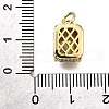 Brass Glass Charms KK-V011-32G-3