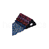 BENECREAT 10Pcs 10 Colors Polyester Elastic Lace Trim OCOR-BC0007-57-7