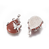 Synthetic Goldstone Pendants G-K296-B02-2