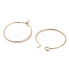 Brass Hoop Earrings Findings IFIN-R211-01KCG-2