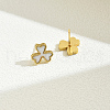 Elegant Vintage Floral Stainless Steel Stud Earrings for Women FR2099-6-1