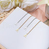 304 Stainless Steel Letter A Charms Pendant Decoration HJEW-GL00002-4