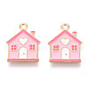 Alloy Enamel Pendants ENAM-T022-27-1