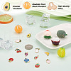 Elecrelive 32Pcs 16 Style Alloy Enamel & Resin Pendants and Charms ENAM-EL0001-01-14