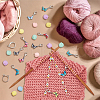 35Pcs Butterfly & Flower DIY Knitting Tool Sets HJEW-NB00055-5