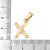 304 Stainless Steel Pendants STAS-F235-01G-X-3