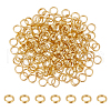 Unicraftale 200Pcs Brass Split Rings FIND-UN0016-25A-1