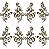 Ethnic Style Flower Pattern Computerized Embroidery Appliques PATC-WH0010-36C-1