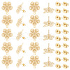 DICOSMETIC 30Pcs 304 Stainless Steel Stud Earring Findings STAS-DC0010-96-1