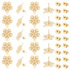 DICOSMETIC 30Pcs 304 Stainless Steel Stud Earring Findings STAS-DC0010-96-1