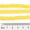 Baking Painted Imitation Jade Glass Round Bead Strands DGLA-Q021-6mm-24-5