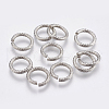 Tarnish Resistant 304 Stainless Steel Open Jump Rings STAS-G174-01P-1