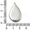 304 Stainless Steel Pave Natural Paua Shell Pendants STAS-Z125-01F-P-3