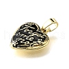 Brass Pendants KK-V007-011G-01-2