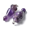 Natural Amethyst Pendants G-C187-01D-2