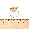 Brass Cuff Rings for Women RJEW-F184-08G-G-5