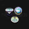 Cubic Zirconia Pointed Back Cabochons ZIRC-H108-11A-001AB-2