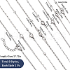 SUNNYCLUE 12Pcs Adjustable 304 Stainless Steel Wire Cuff Bangle Making MAK-SC0001-19-6