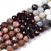 Natural & Synthetic Mixed Gemstone Beads Strands G-D080-A01-01-26-4