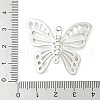 304 Stainless Steel Hollow Butterfly Pendants STAS-L293-16A-P-3