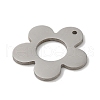 Non-Tarnish 201 Stainless Steel Pendants STAS-E206-05P-03-2