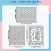 Happy Birthday Carbon Steel Cutting Dies Stencils DIY-WH0309-1793-6