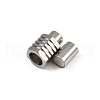 304 Stainless Steel Magnetic Clasps STAS-C127-18C-P-2