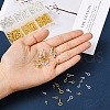 400Pcs Iron Screw Eye Pin Peg Bails IFIN-YW0001-26-9