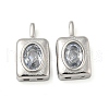 304 Stainless Steel Pendants STAS-L022-056P-03-1