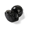 Natural Obsidian Pendants G-G098-04-2