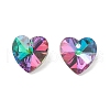 Faceted Glass Charms RGLA-L026-B07-2