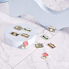 Craftdady 20Pcs 5 Style Zinc Alloy Enamel Pendants ENAM-CD0001-19-5