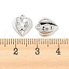 Clear Glass Charms KK-E090-25P-3