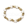 Synthetic Turquoise Beads Stretch Bracelets BJEW-JB11708-2