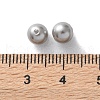 Plastic Imitation Pearl Beads FIND-M059-01B-05-3