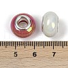Opaque Resin European Beads RESI-C059-01D-3