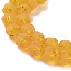Electroplate Transparent Glass Beads Strands EGLA-I018-FA10-3