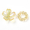Transparent Acrylic Beads OACR-N137-73F-2