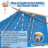 Glass & Acrylic Beaded Knitting Row Counter Chains HJEW-AB00549-4