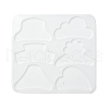 Claw Hair Clips Cabochon Silicone Molds DIY-L065-05-5