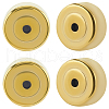 Beebeecraft 10Pcs 304 Stainless Steel Ear Nuts STAS-BBC0005-39G-1
