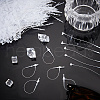 CABODYALS 2000Pcs Plastic Price Tag Chains KY-CY0001-01A-02-4