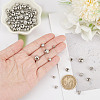 ARRICRAFT 80Pcs 8 Styles 304 Stainless Steel Bead STAS-AR0002-04-3