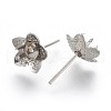 Tarnish Resistant 304 Stainless Steel Stud Earring Findings STAS-P221-10P-2