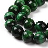 Natural Green Tiger Eye Beads Strands G-G099-10mm-6-4
