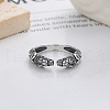 Dragon 925 Sterling Silver Adjustable Cuff Rings FS-WGB89B1-01-2