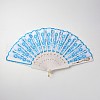 Plastic Cloth Fans AJEW-A018-01-3