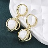 Brass Hoop Earrings EJEW-F362-12G-3