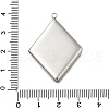 304 Stainless Steel Pave Natural Paua Shell Pendants X-STAS-Z125-01D-P-3